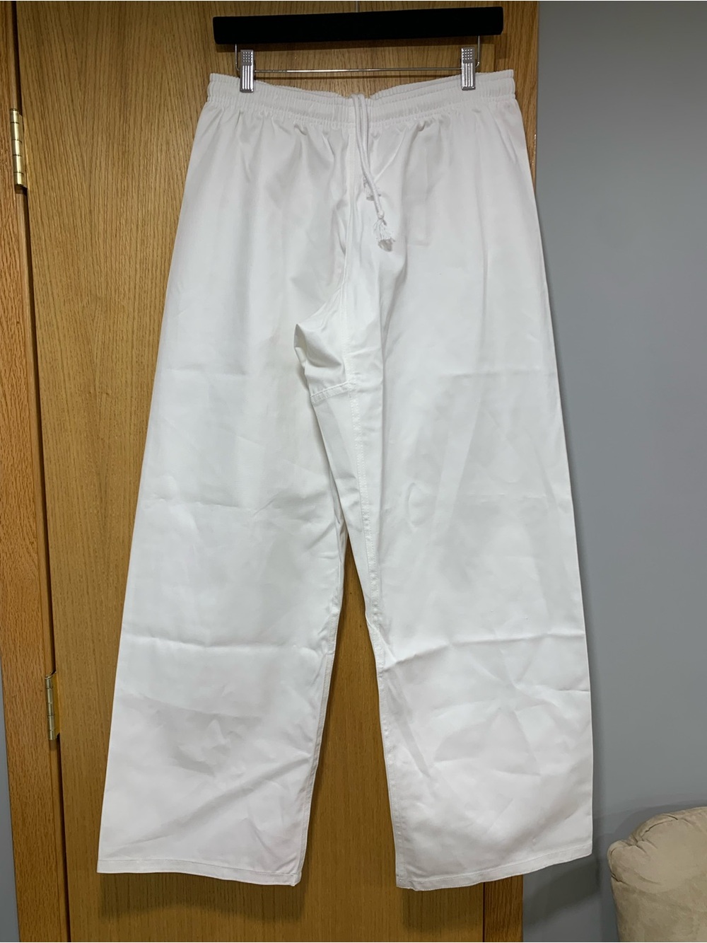 White Drawstring Pants - Size 4